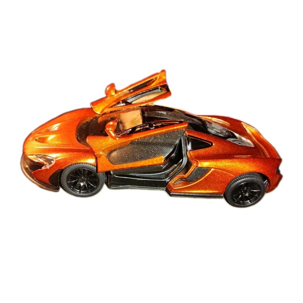 Kinsmart‎ 5" McLaren P1 Diecast Model Toy Car Pull Action 1:36 orange